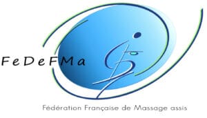 logo de la FEDEDLMA.com : fédération Française du Massage amma assis